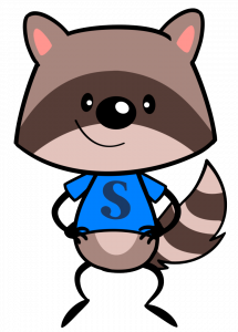 Sheridan's waste sorting mascot: Robbie the Raccoon!